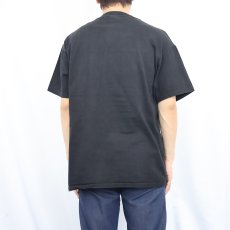 画像3: 90's USA製 "DR. FRANKENSTEIN'S HAUNTED LABORATORY" イラストプリントTシャツ BLACK L (3)