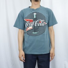 画像3: 90's Coca-Cola USA製 飲料メーカー ロゴプリントTシャツ M (3)