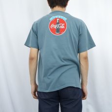 画像4: 90's Coca-Cola USA製 飲料メーカー ロゴプリントTシャツ M (4)