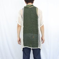 画像3: 80's〜 DANISH ARMY メッシュシャツ  (3)