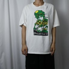 画像2: 1993 Bob Dylan  USA製"DYLAN DAY 93" イベントプリントTシャツ XL (2)