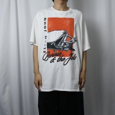 画像2: Elton John "Bennie of the jets" ミュージシャンTシャツ 2XL (2)