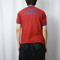 画像3: 80's CAMPARI "THE FIRST TIME..." リキュールプリントリンガーTシャツ M (3)