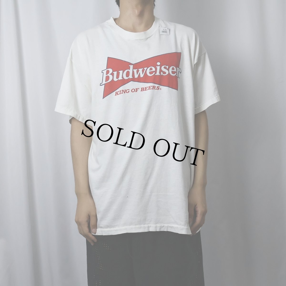 画像2: 90's Budweiser ビールメーカー ロゴプリントTシャツ (2)