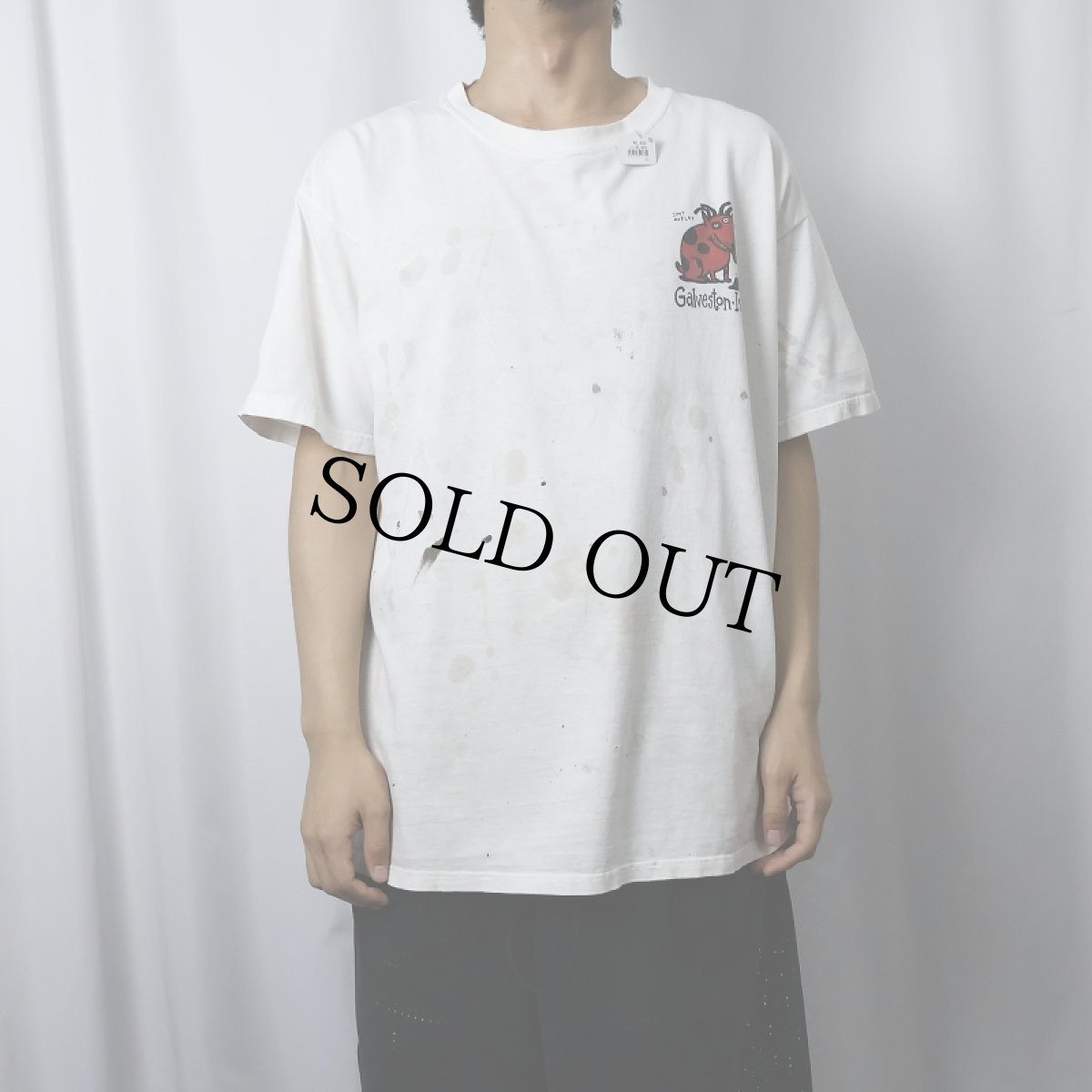 画像3: BIG HED USA製 "SPOT MARLEY RASTA DOG" アートプリントTシャツ XL (3)