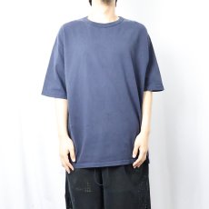 画像3: 90's Champion USA製 "Notre Dame" プリントTシャツ NAVY XL (3)