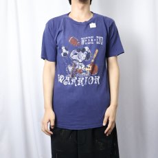 画像2: 80〜90's SNOOPY "WEEK-END WARRIOR" キャラクタープリントTシャツ (2)