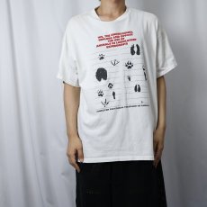 画像2: 90's〜 USA製 "PEOPLE FOR THE ETHICAL TREATMENT OF ANIMALS" プリントTシャツ XL (2)