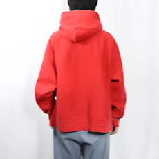 画像3: 2000's Champion REVERSE WEAVE "WISCONSIN" プリントスウェットフーディー XL (3)