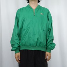 画像2: 70〜80's CHEMISE LACOSTE FRANCE製 ロゴワッペン ジップジャケット SIZE4 (2)