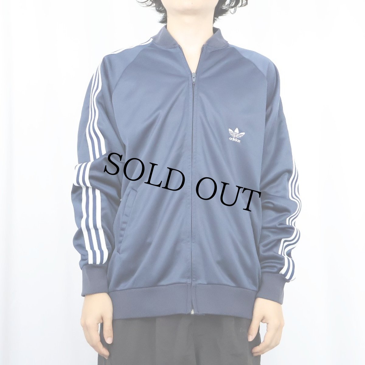 画像2: 80's adidas USA製 ATP トラックジャケット NAVY (2)