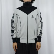 画像2: 80's adidas TAIWAN製 切り替えデザイン トラックジャケット L (2)