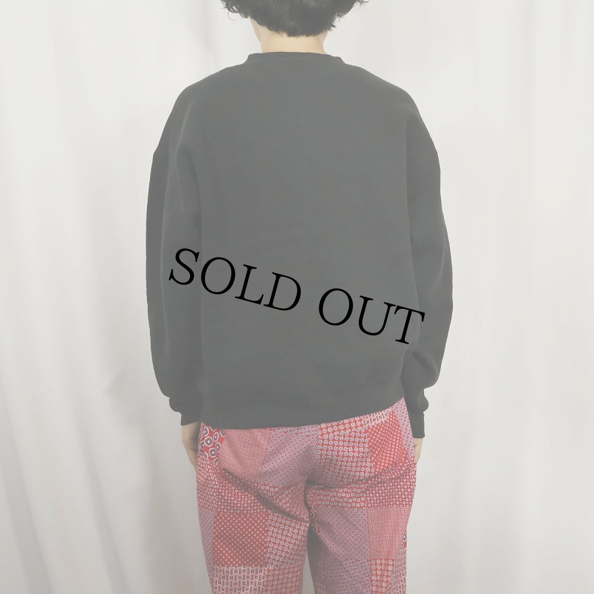 画像3: 90's Lee USA製 無地スウェット BLACK L (3)