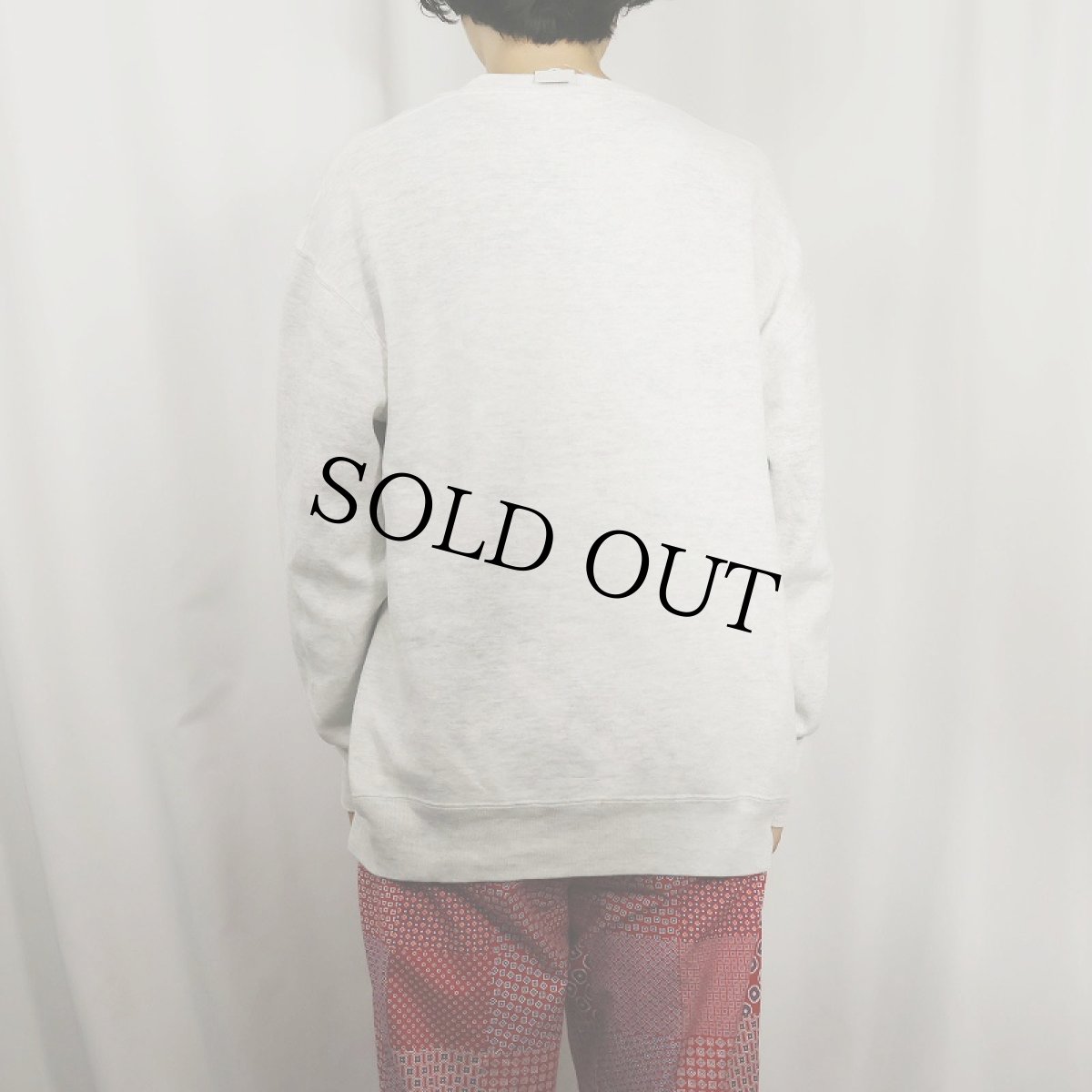 画像3: 90's RUSSELL ATHLETIC USA製 前V 無地スウェット XXL (3)