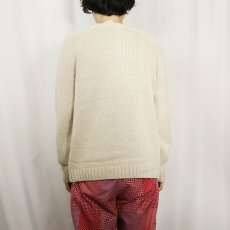 画像3: 90's LANDS' END 星条旗柄 コットンニットセーター L (3)