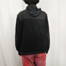 画像3: POLO Ralph Lauren "POLARTEC" 切り替えデザイン フリースジップジャケット BLACK M (3)