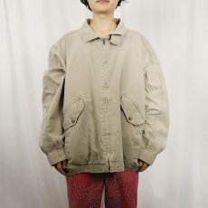 画像2: 80〜90's Eddie Bauer コットンジップジャケット XXL (2)