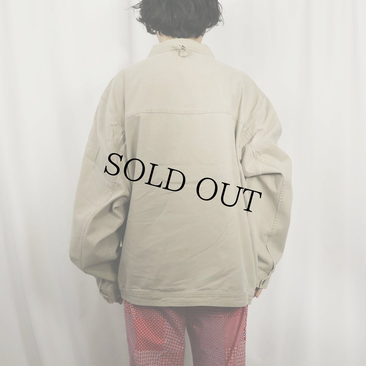 画像3: 80〜90's Eddie Bauer コットンジップジャケット XXL (3)