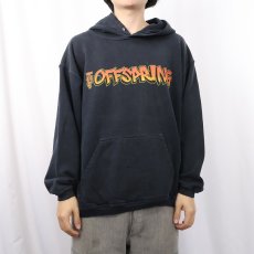 画像3: THE OFFSPRING ポップパンクバンドスウェットフーディー BLACK M (3)