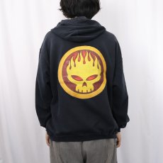 画像4: THE OFFSPRING ポップパンクバンドスウェットフーディー BLACK M (4)