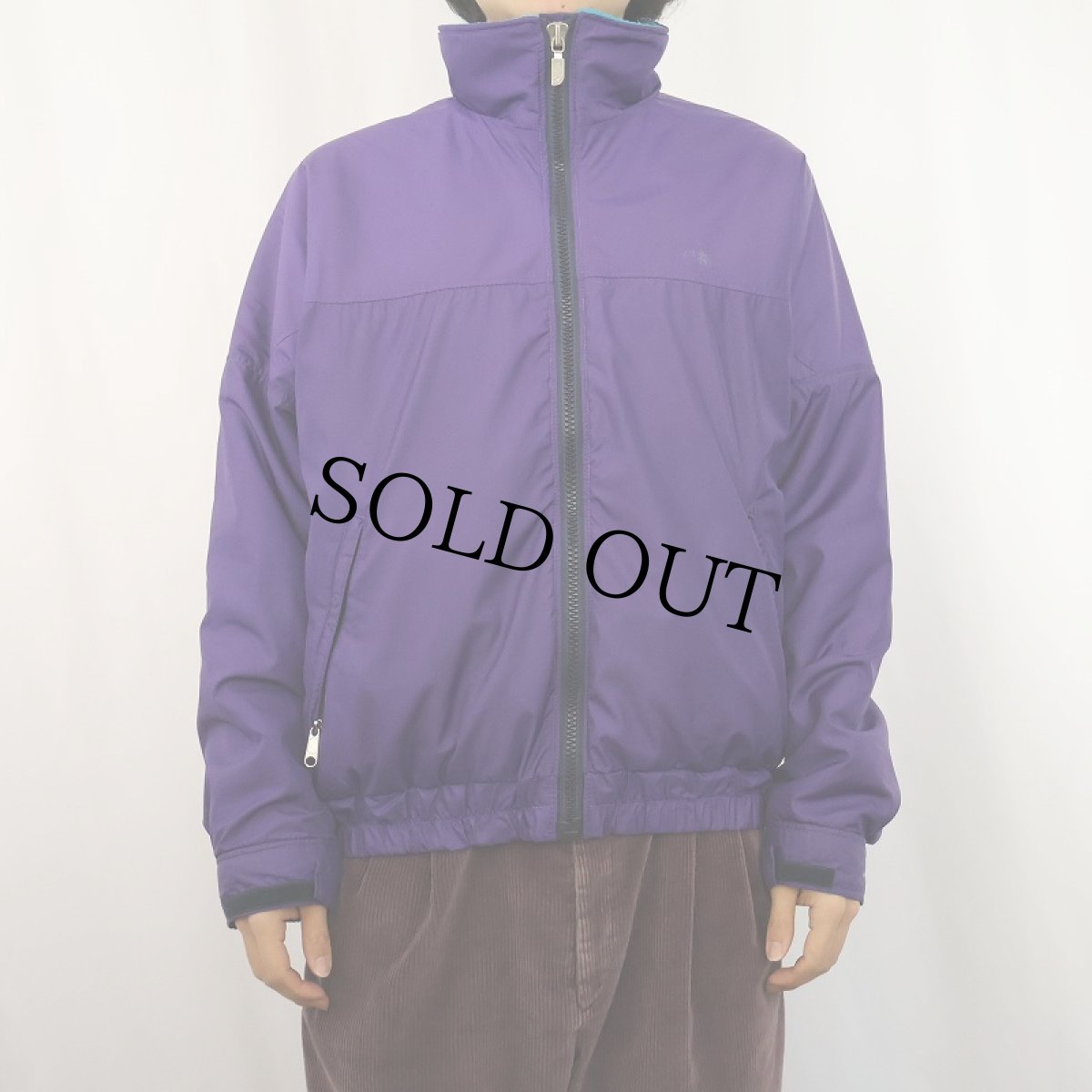 画像2: 80's THE NORTH FACE 茶タグ USA製 フリースライナー シェルドジャケット L (2)