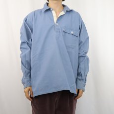 画像2: 80〜90's L.L.Bean USA製 コットンプルオーバーシャツ L (2)