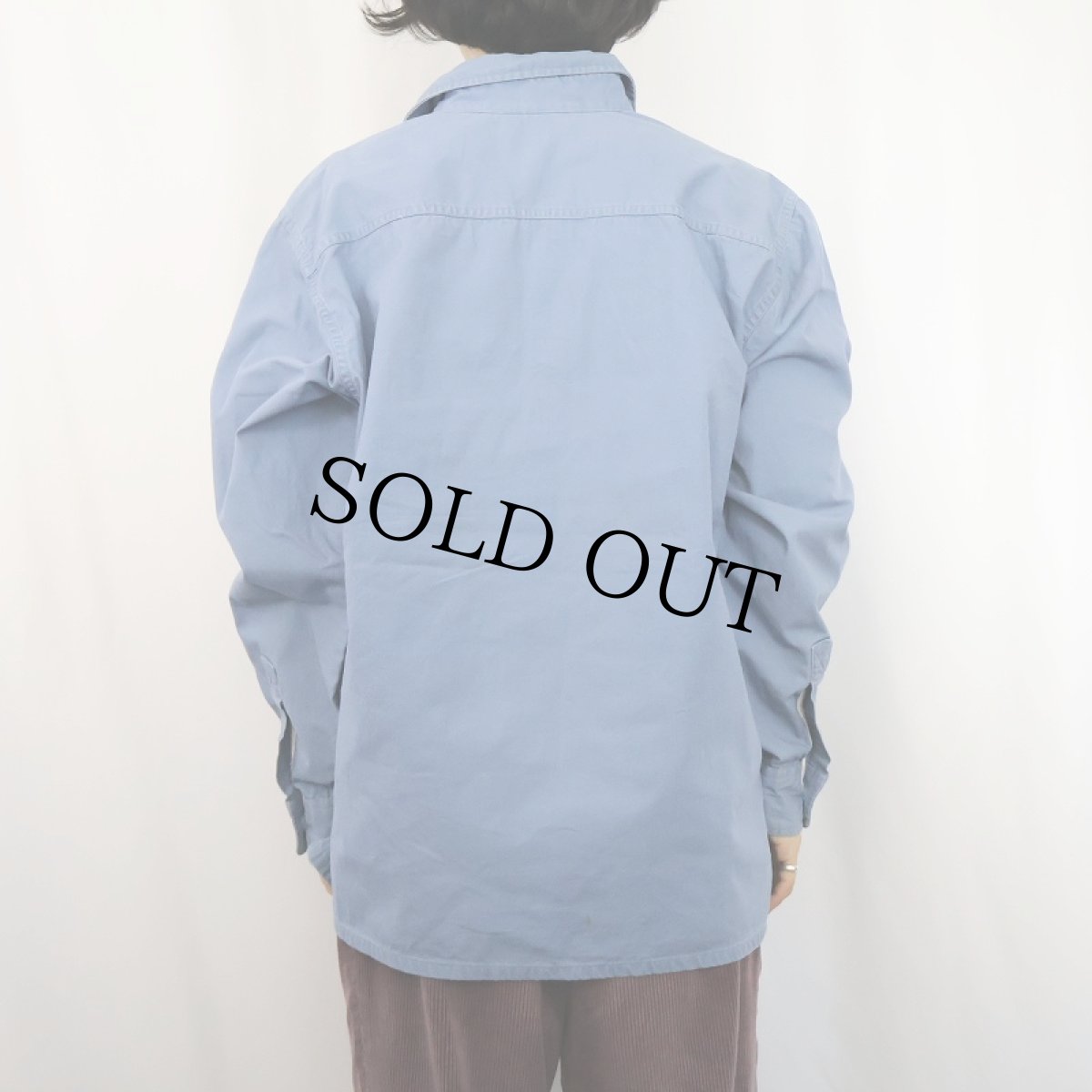 画像3: 80〜90's L.L.Bean USA製 コットンプルオーバーシャツ L (3)