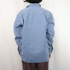画像3: 80〜90's L.L.Bean USA製 コットンプルオーバーシャツ L (3)