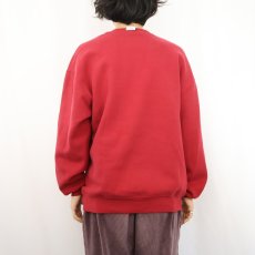 画像3: 90's RUSSELL ATHLETIC USA製 "STANFORD" 前V プリントスウェット XL (3)