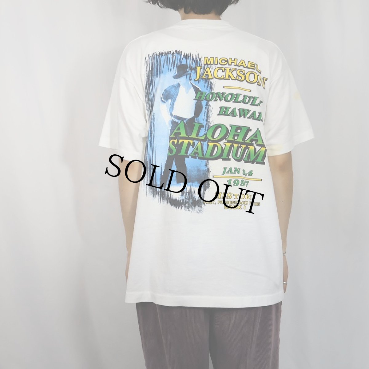 画像4: 90's Michael Jackson "HISTORY TOUR" ミュージシャンツアーTシャツ XL (4)