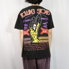 画像4: 1994 Rolling Stones "VOODOO LOUNGE" ロックバンドツアーTシャツ BLACK (4)