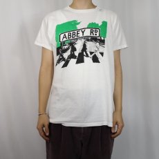 画像2: 80〜90's THE BEATLES USA製 "ABBEY ROAD" ロックバンドアルバムTシャツ XL (2)