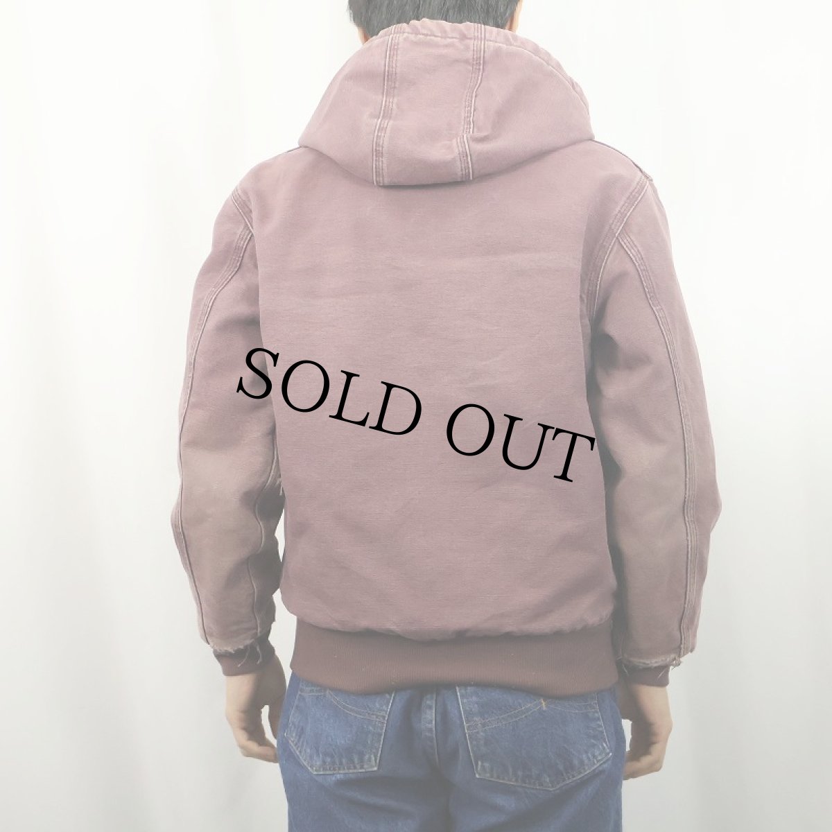 画像3: 2000's Carhartt ダックアクティブパーカー S (3)