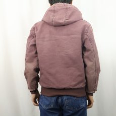 画像3: 2000's Carhartt ダックアクティブパーカー S (3)