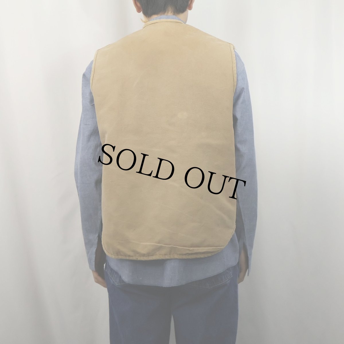 画像3: 70's Carhartt プリントタグ ボアライナーダックベスト L (3)