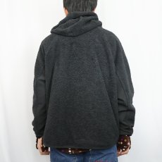 画像3: NIKE ボアフリースフーディー BLACK XXL (3)