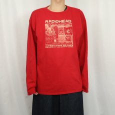 画像2: 2000 RADIOHEAD ロックバンドロンT XXL (2)