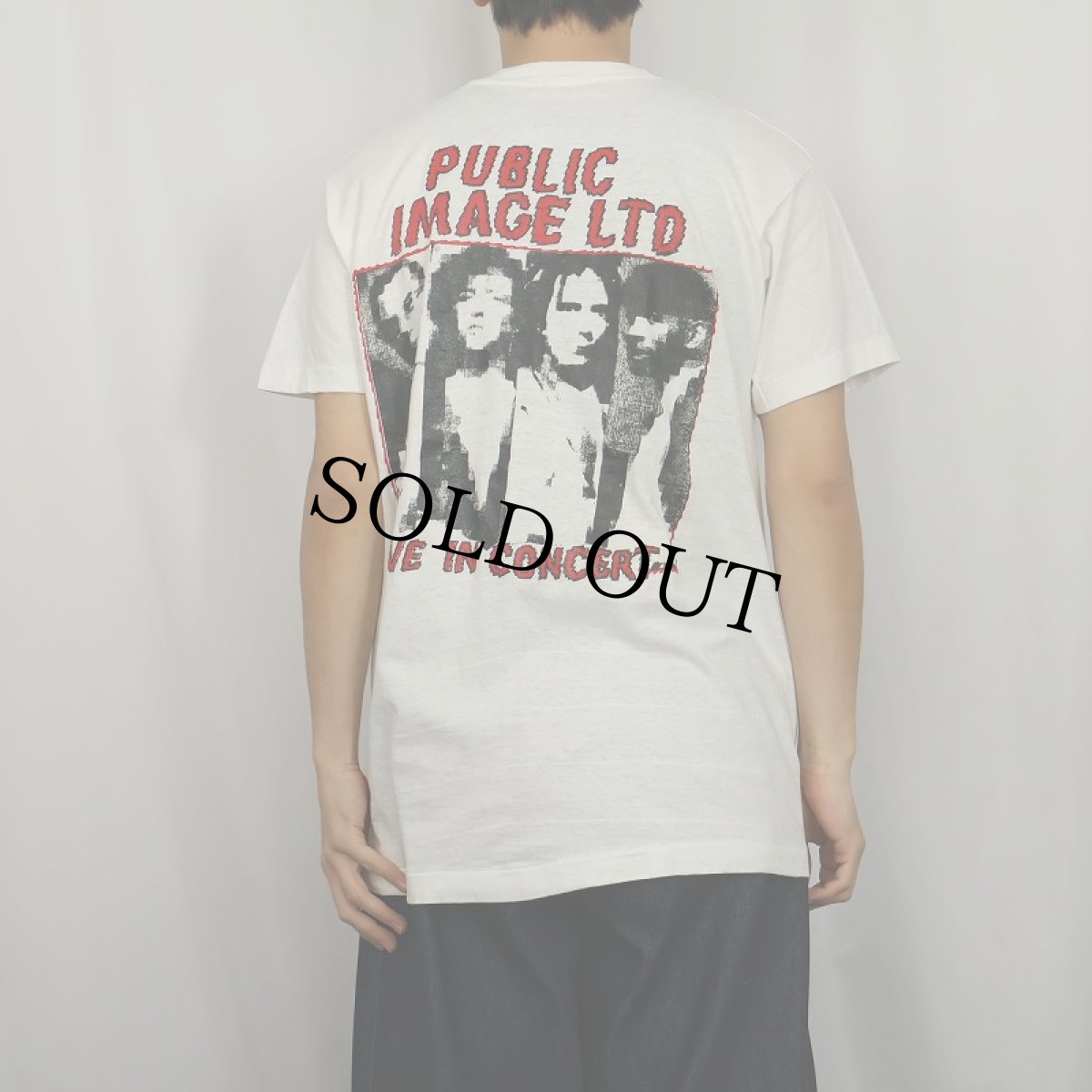 画像4: 80's BIG AUDIO DYNAMITEII "PUBLIC IMAGE LTD" ロックバンドTシャツ (4)