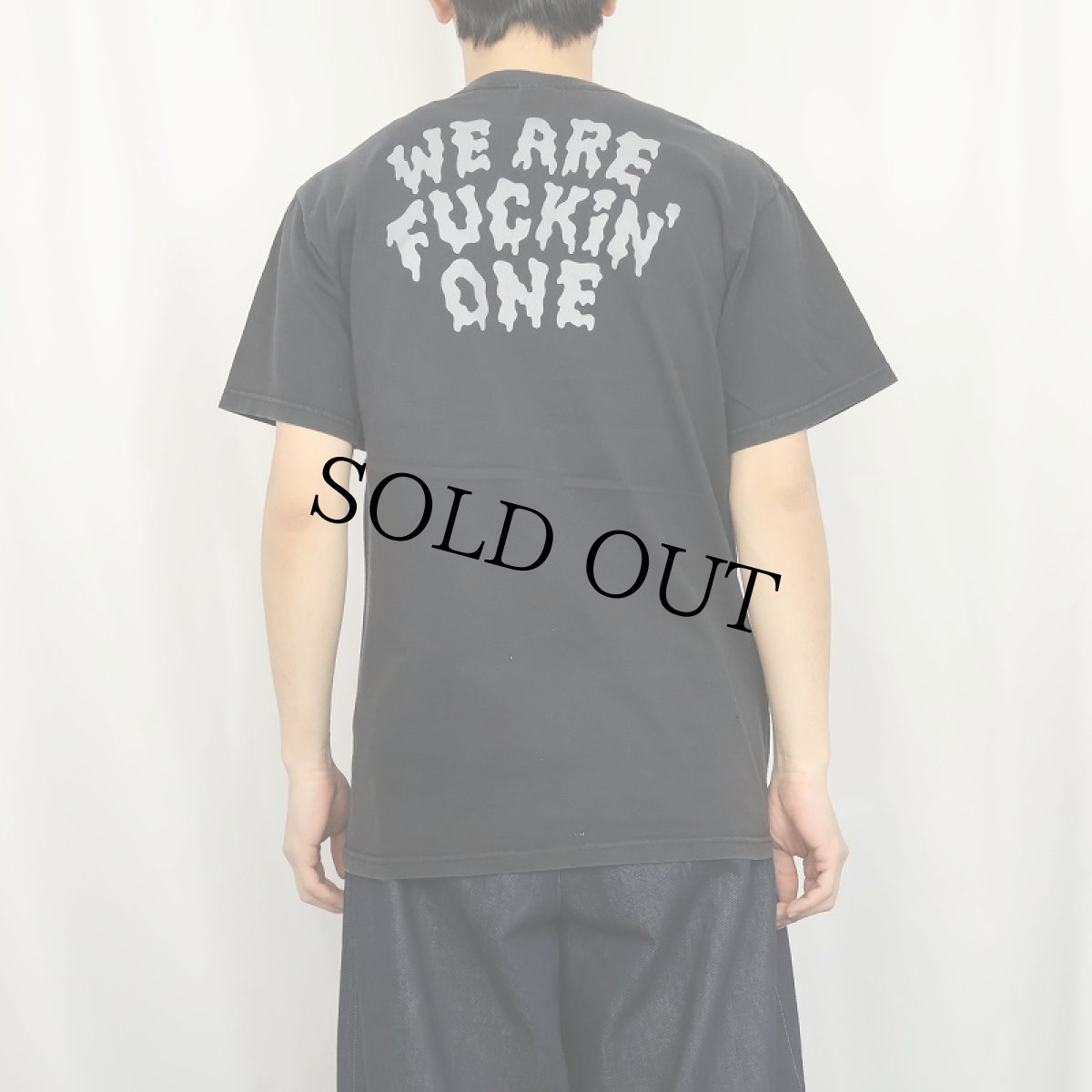 画像4: PIZZA OF DEATH RECORDS レコードレーベル ロゴプリントＴシャツ M (4)