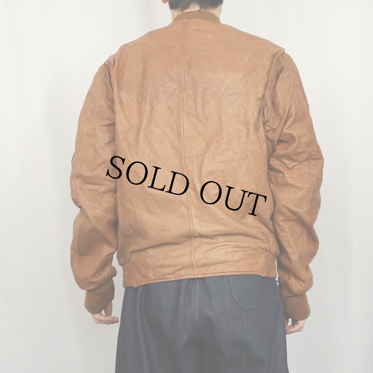 画像3: Mac Douglas レザージャケット L (3)