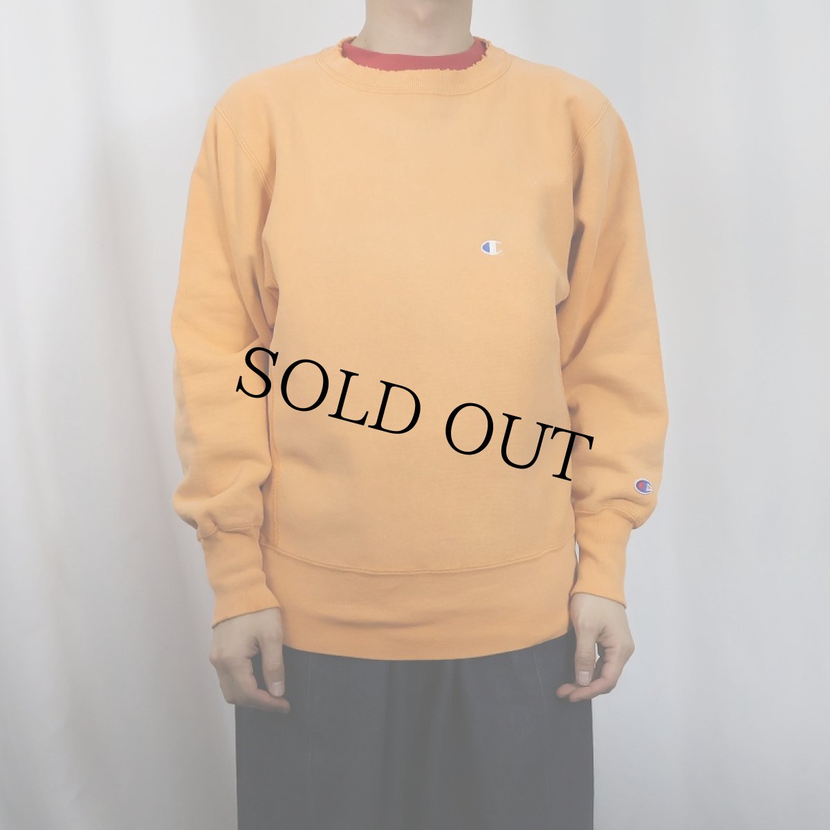 画像2: 90's Champion REVERSE WEAVE USA製 目付き スウェット M (2)
