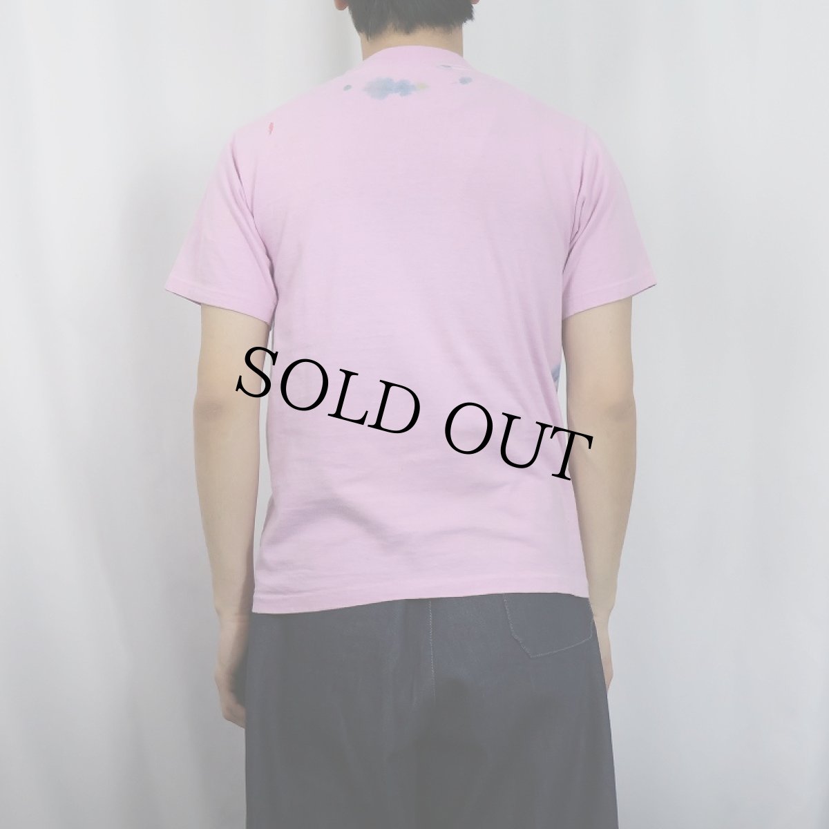 画像3: 90's USA製 ハンドペイントTシャツ L (3)