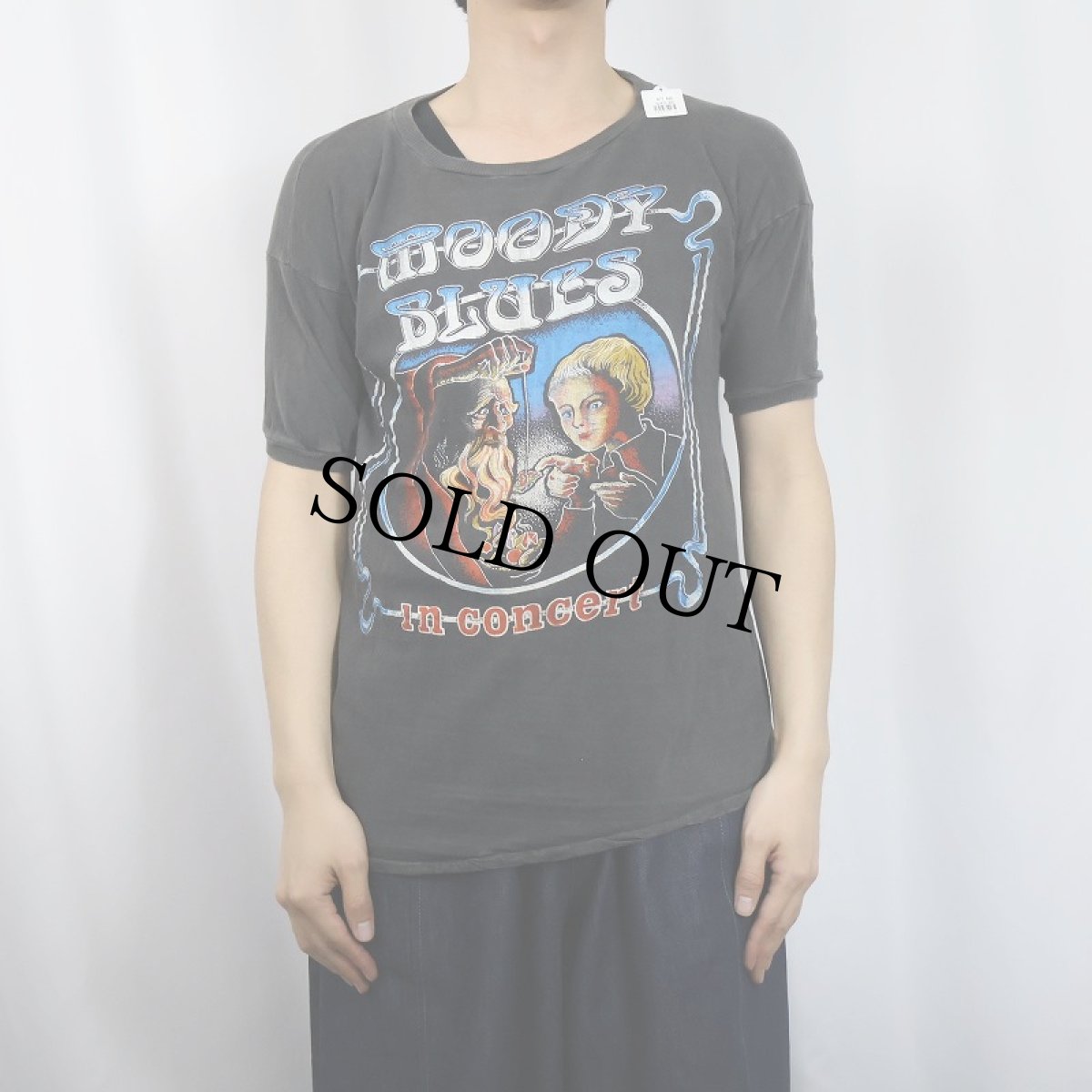画像3: 70's The moody blues ロックバンドツアーTシャツ (3)