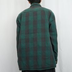 画像3: 80〜90's FIELD&STREAM バッファローチェック柄 ヘビーネルシャツ (3)