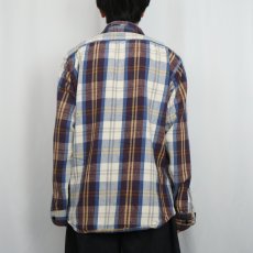 画像3: 80's OSHKOSH B'GOSH チェック柄 ヘビーネルシャツ (3)