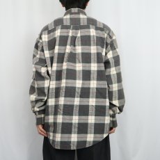 画像3: 90's J.CREW チェック柄 ネルシャツ XL (3)