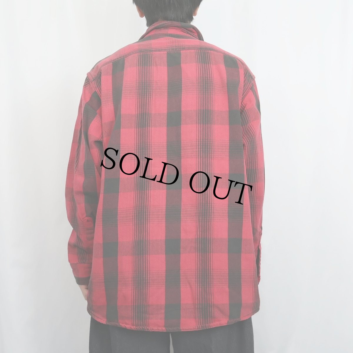 画像3: 90's FIELD MASTER USA製 チェック柄 ヘビーネルシャツ L (3)