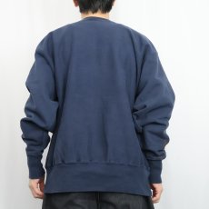 画像3: 90〜2000's Champion REVERSE WEAVE "IOWA" プリントスウェット NAVY (3)