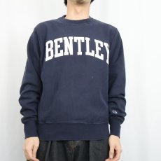画像2: Champion REVERSE WEAVE "BENTLEY" プリントスウェット NAVY S (2)