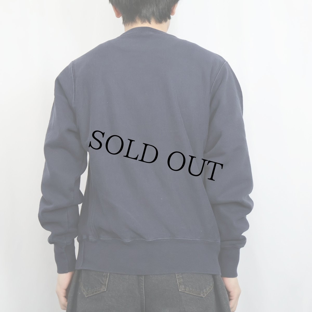 画像3: Champion REVERSE WEAVE "BENTLEY" プリントスウェット NAVY S (3)